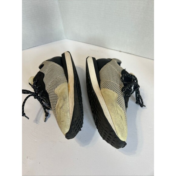 P448 EU 36 US 5.5 Black Cream Cancun Sting Lace Up Suede Mesh Shoes Women’s - Picture 4 of 8